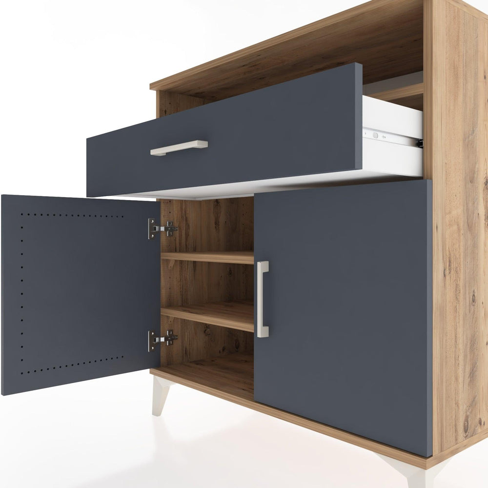 Woodntry Modüler Şifonyer Çam 88x44x84 cm Fonksiyonel F34-3