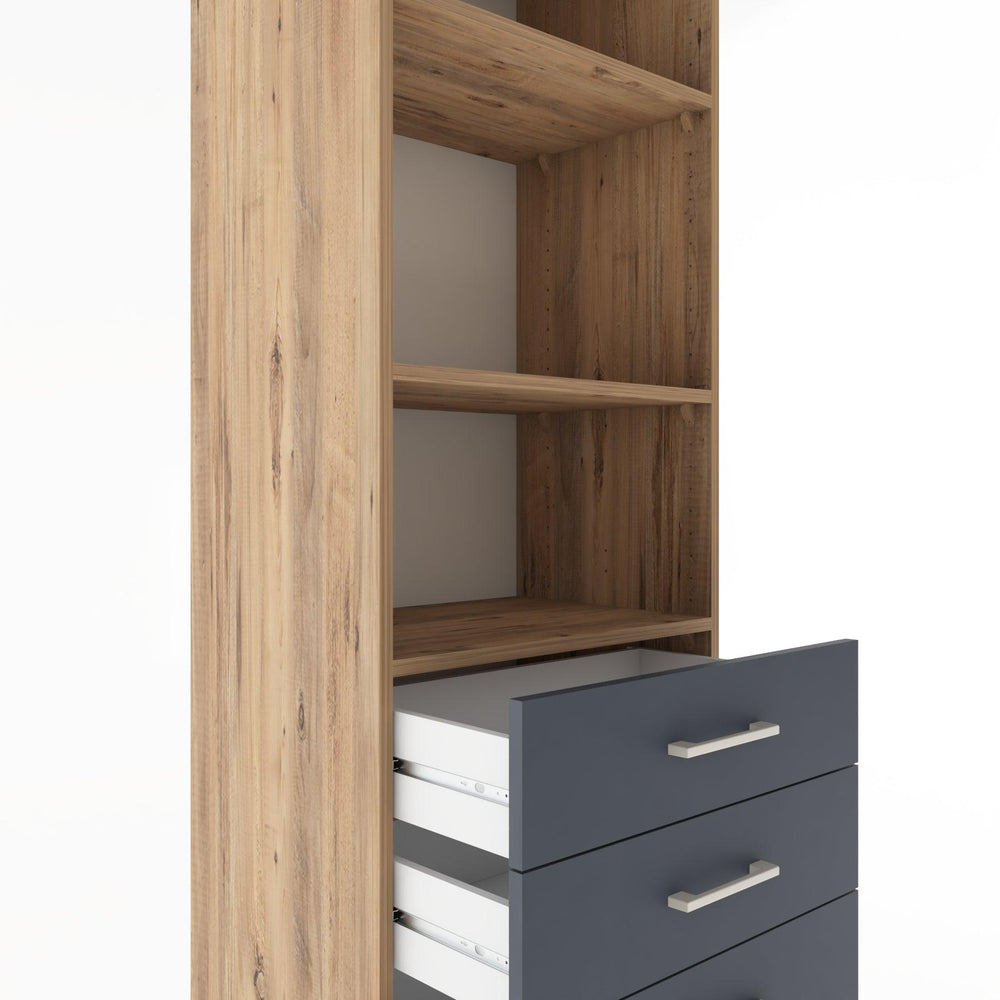 Woodntry Modular Cabinet Pine 60x44x170 cm with Drawers and Shelves CR36-3