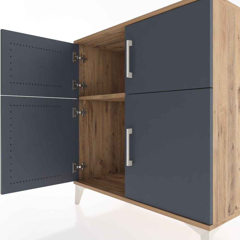 Woodntry Modüler Şifonyer Çam 88x44x84 cm Kapaklı K57-3