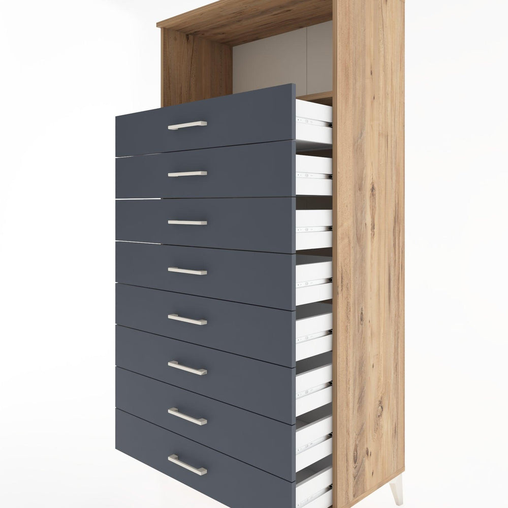 Woodntry Modular Cabinet Pine 88x44x170 cm with Drawers and Shelves CR32-3