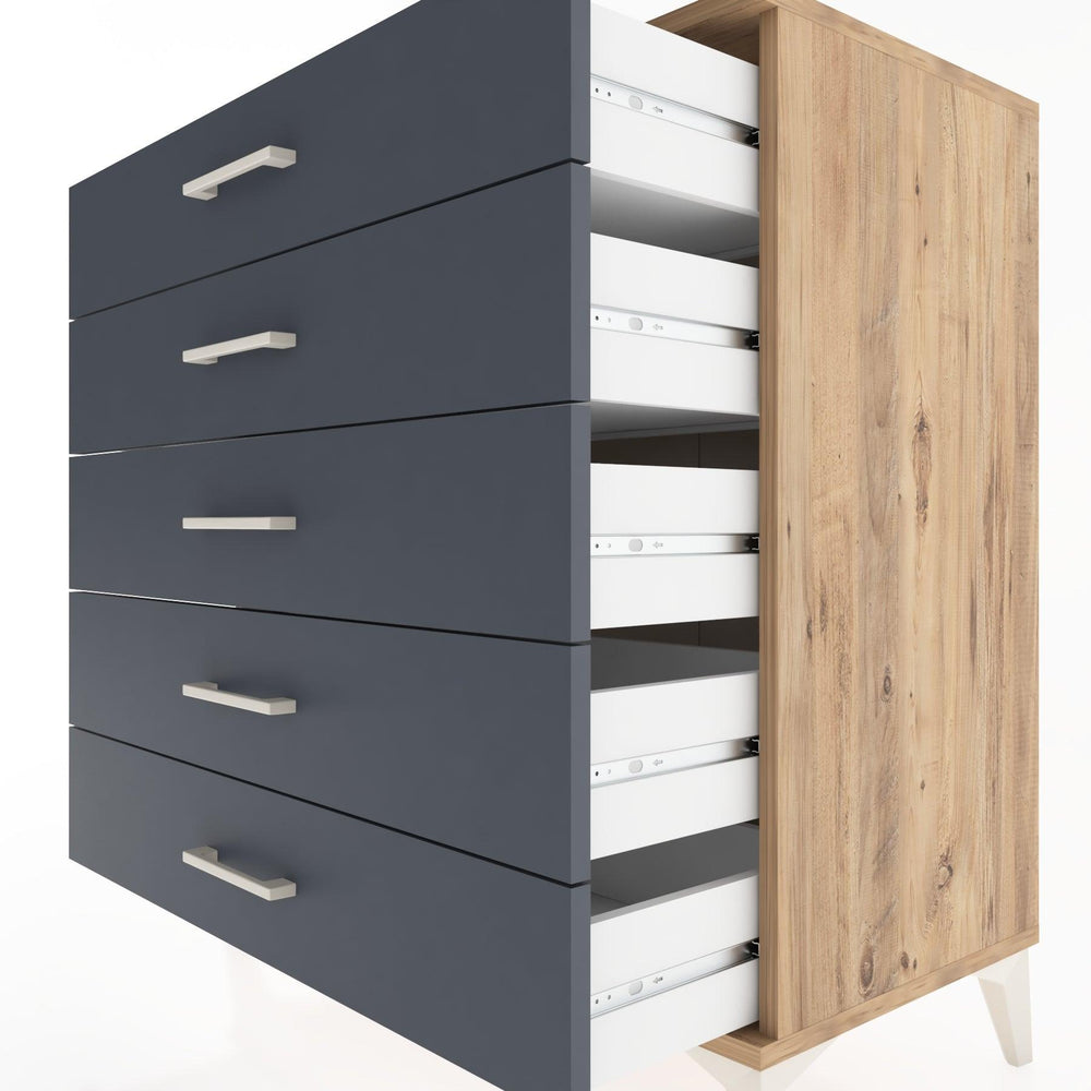 Woodntry Modular Dresser Pine 88x44x84 cm Drawer C9-3