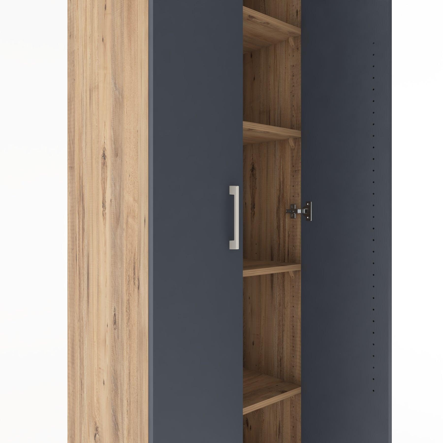 Woodntry Modular Cabinet Pine 60x44x170 cm with Cover K9-3