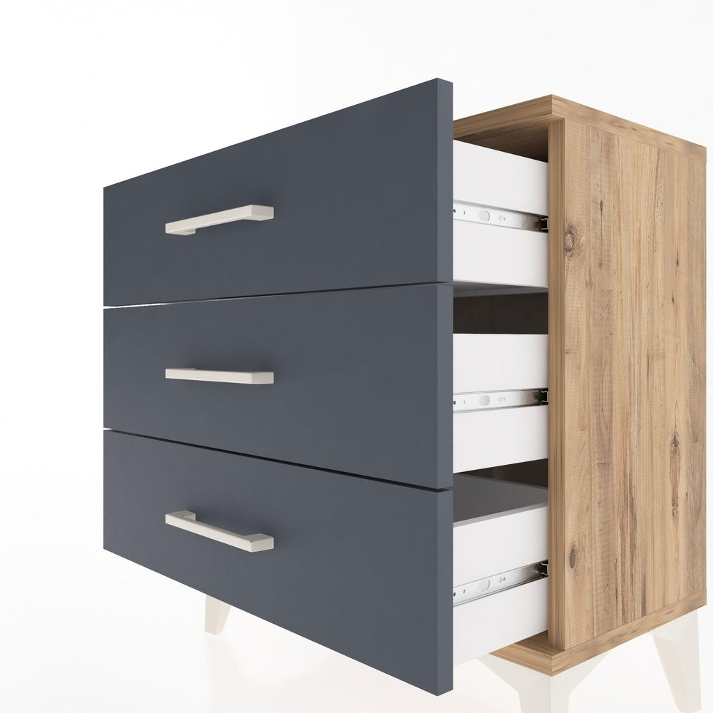 Woodntry Modular Nightstand Pine 60x30x52 cm Drawer C1-3