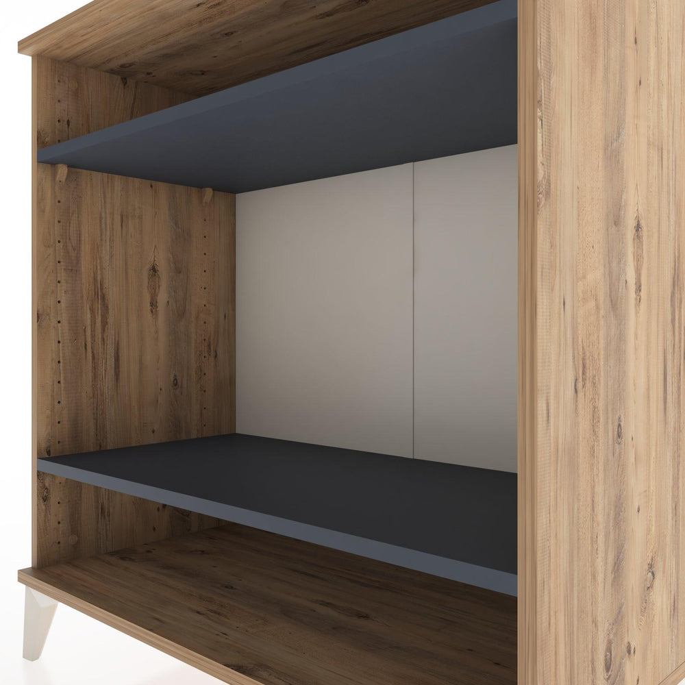 Woodntry Modüler Şifonyer Çam 88x44x84 cm Raflı R122-3