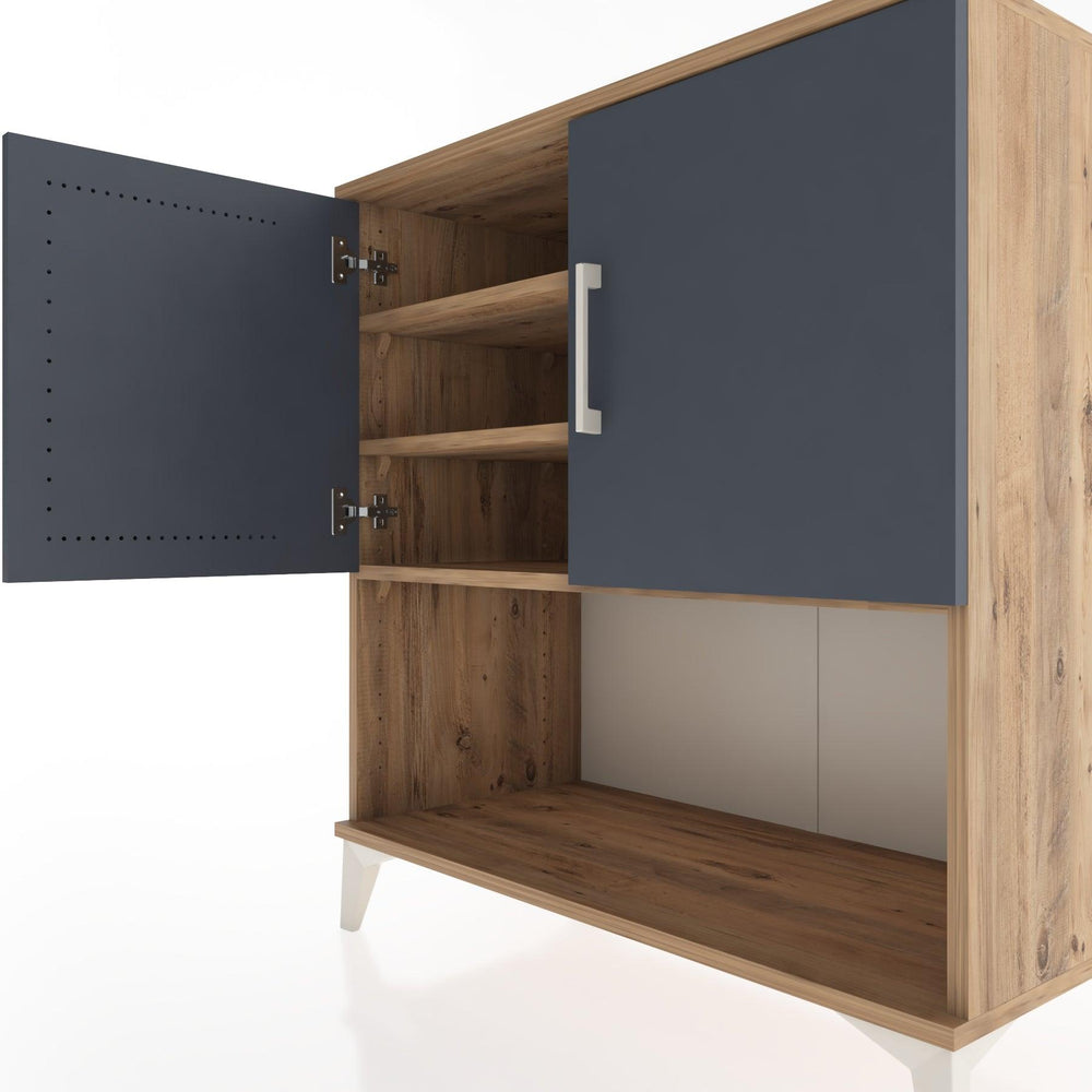 Woodntry Modular Dresser Pine 88x44x84 cm with Cover and Shelf KR43-3