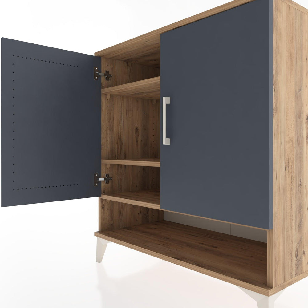 Woodntry Modular Dresser Pine 88x44x84 cm with Cover and Shelf KR75-3