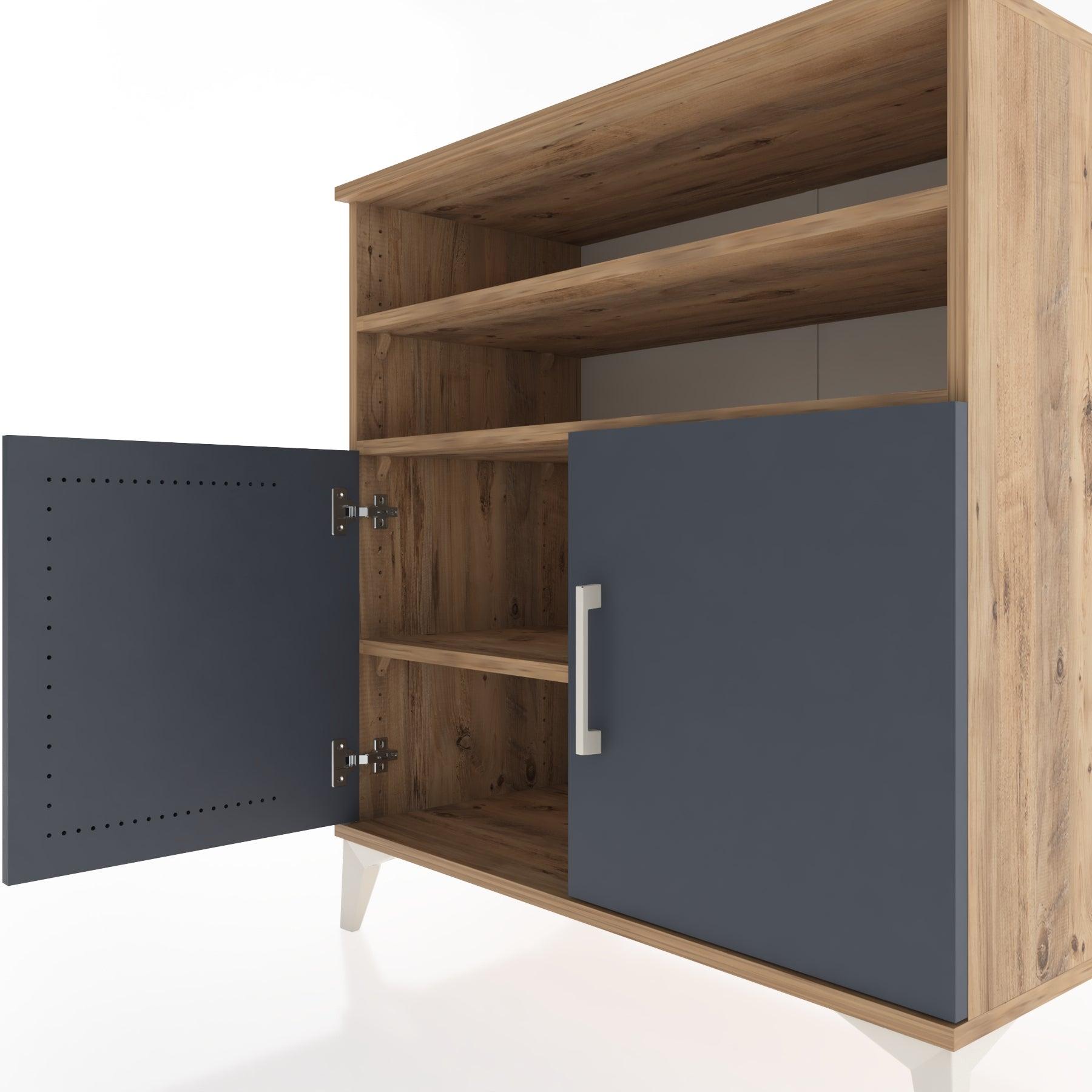 Woodntry Modular Dresser Pine 88x44x84 cm with Cover and Shelf KR38-3