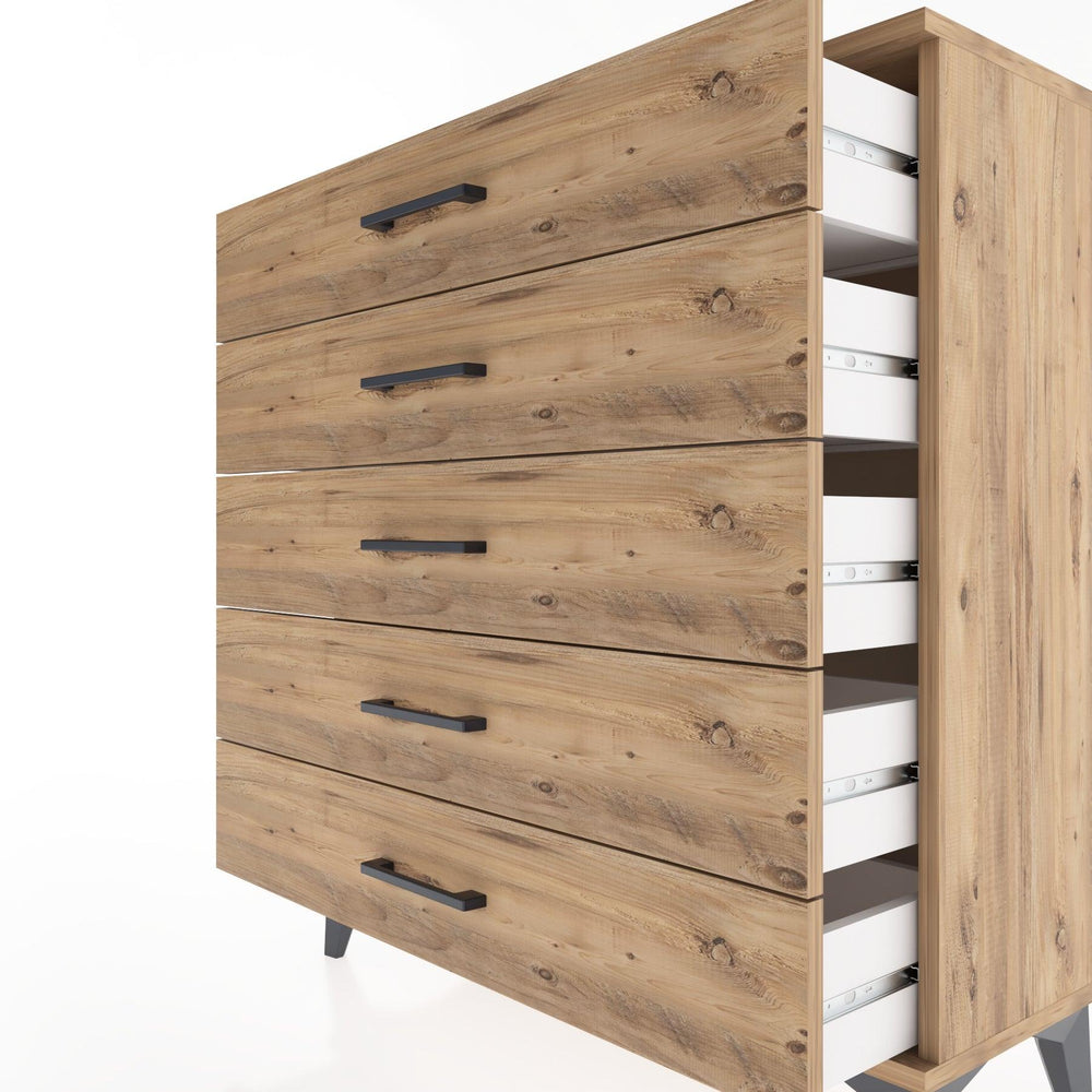 Woodntry Modular Dresser Pine 88x30x84 cm Drawer C1-3