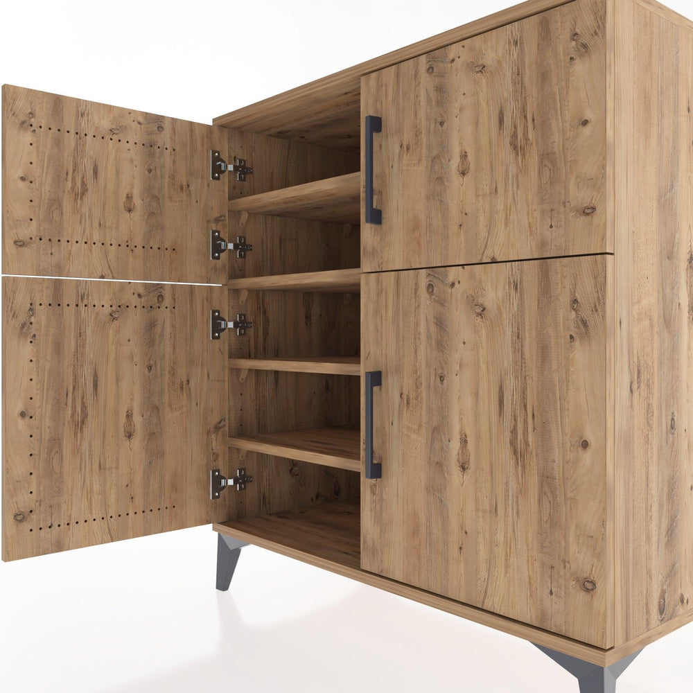 Woodntry Modüler Şifonyer Çam 88x44x84 cm Kapaklı K52-3