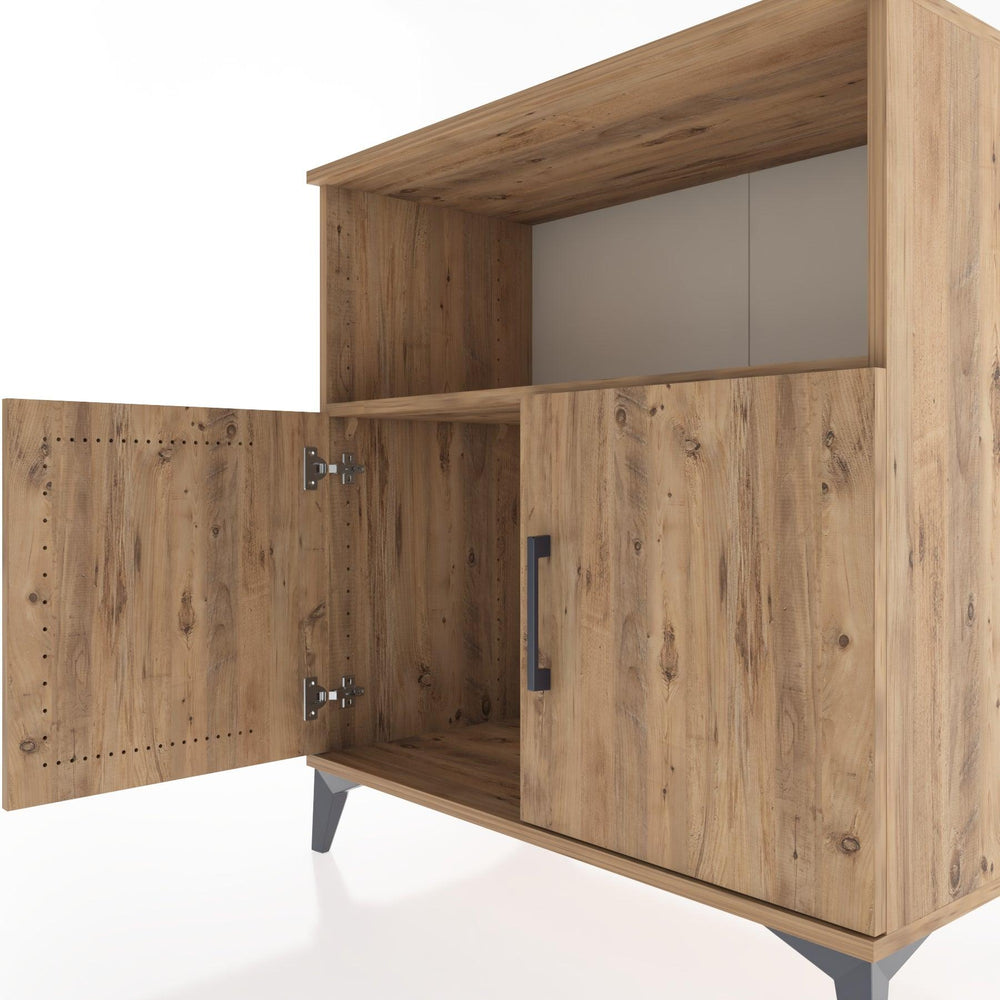 Woodntry Modular Dresser Pine 88x44x84 cm with Cover and Shelf KR42-3