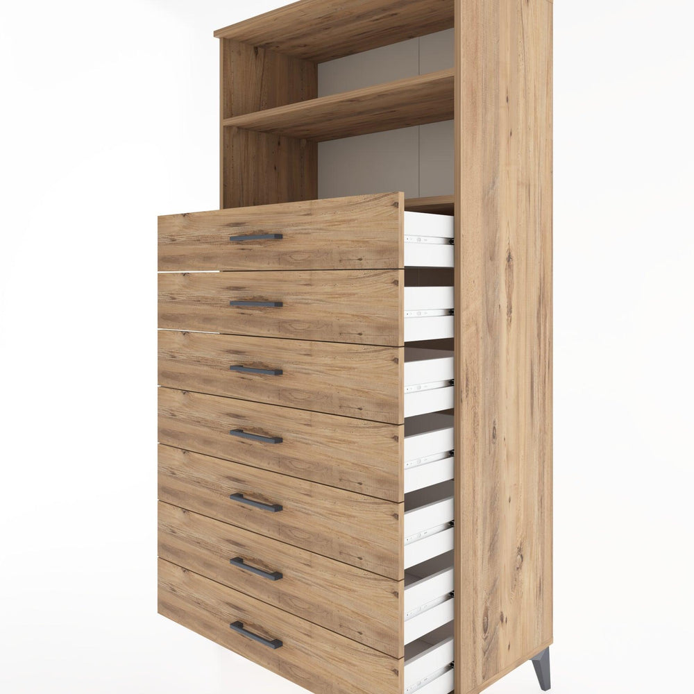 Woodntry Modular Cabinet Pine 88x44x170 cm with Drawers and Shelves CR33-3
