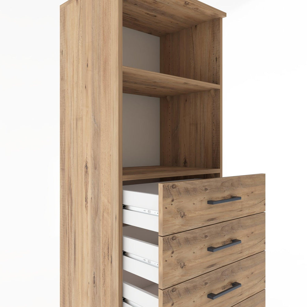 Woodntry Modular Cabinet Pine 60x44x170 cm with Drawers and Shelves CR40-3