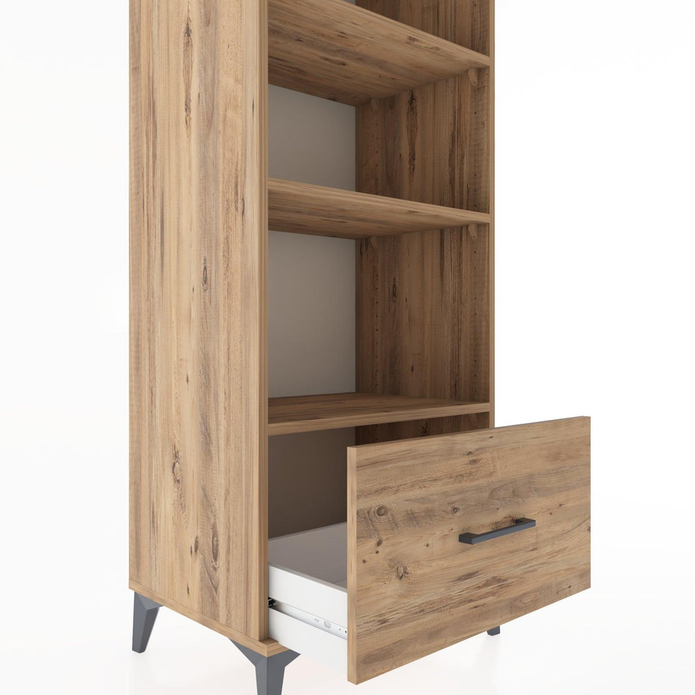 Woodntry Modular Cabinet Pine 60x44x170 cm with Drawers and Shelves CR44-3