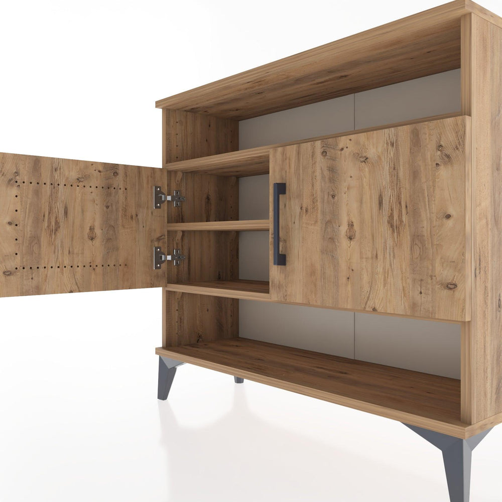 Woodntry Modüler Şifonyer Çekmece ve Kapaklı V3 88x30x68 cm Aytaşı - Woodntry