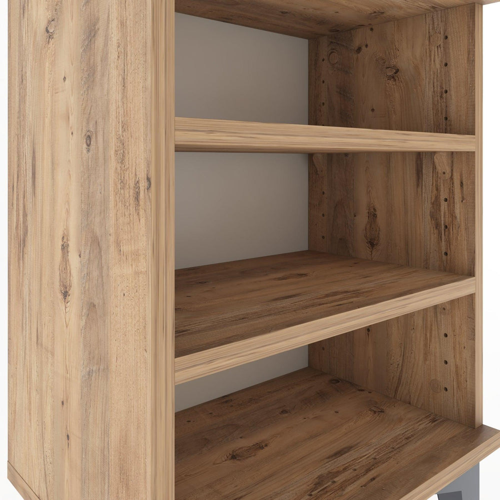 Woodntry Modüler Komodin Üç Raflı 44x30x52 cm Çam - Woodntry