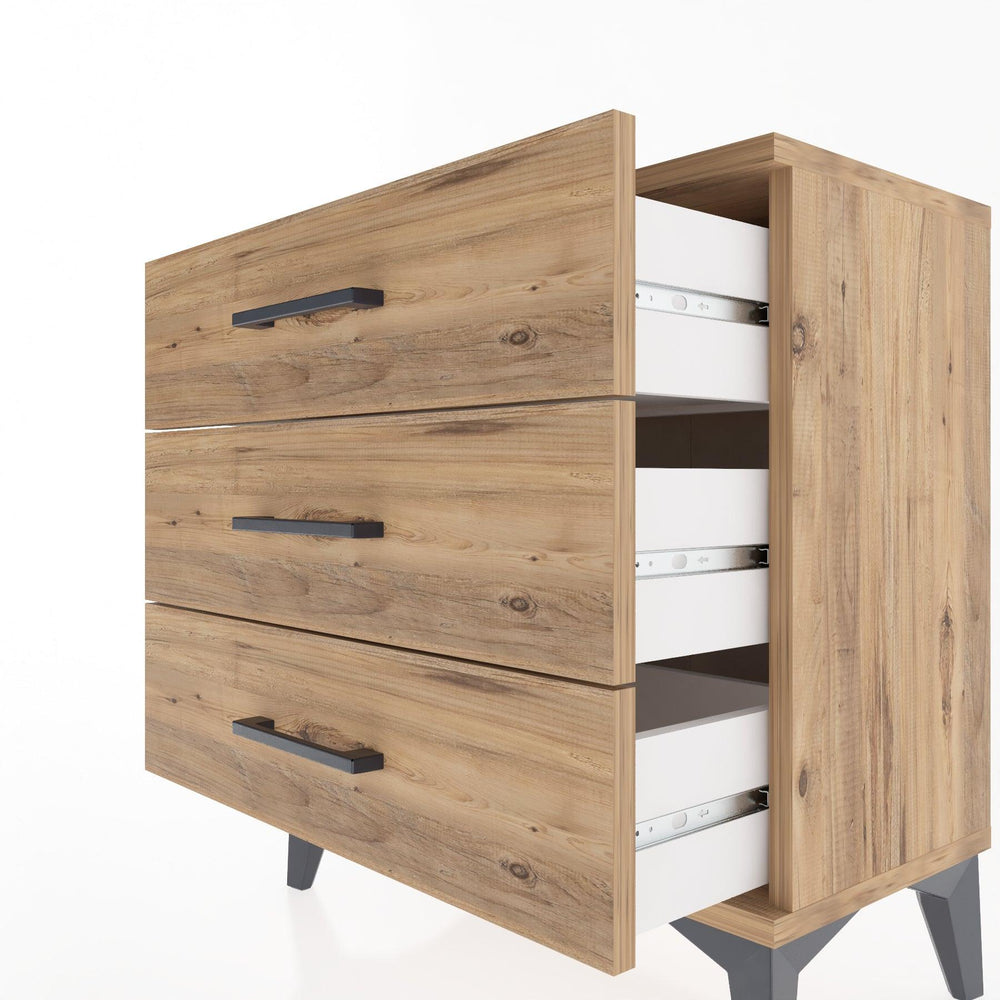 Woodntry Modular Nightstand Pine 60x30x52 cm Drawer C1-3