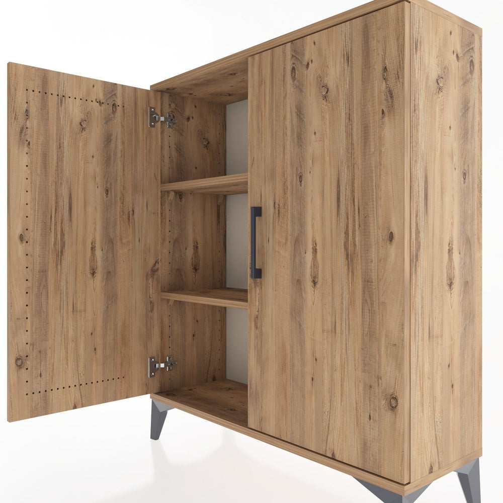 Woodntry Modüler Şifonyer Çam 88x30x94 cm Kapaklı K5-3