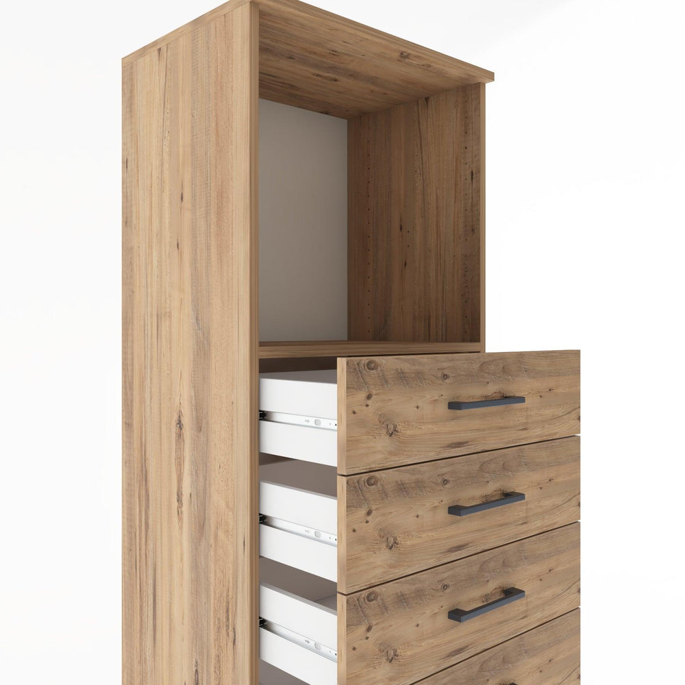 Woodntry Modular Cabinet Pine 60x44x170 cm with Drawers and Shelves CR39-3