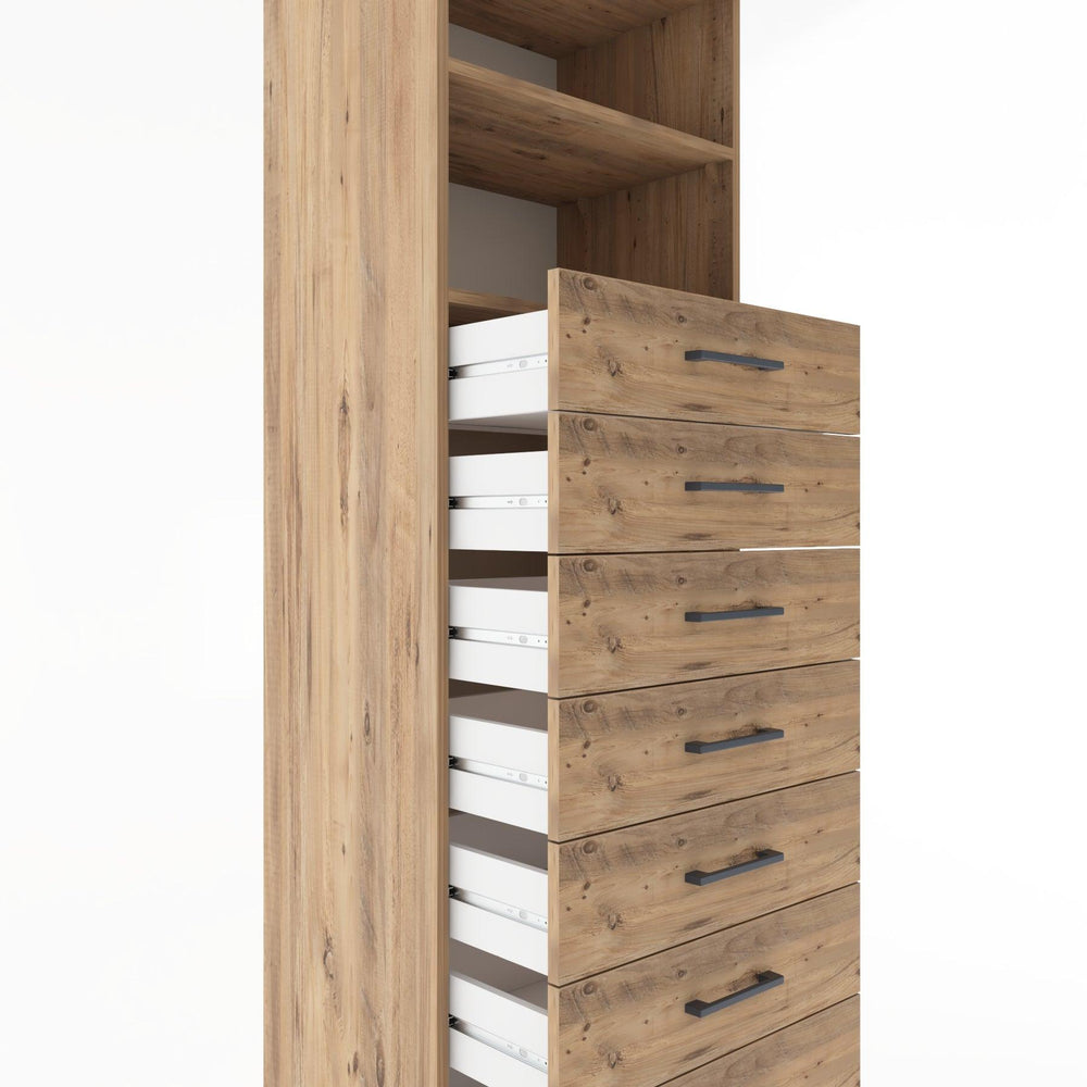 Woodntry Modular Cabinet Pine 60x44x170 cm with Drawers and Shelves CR33-3