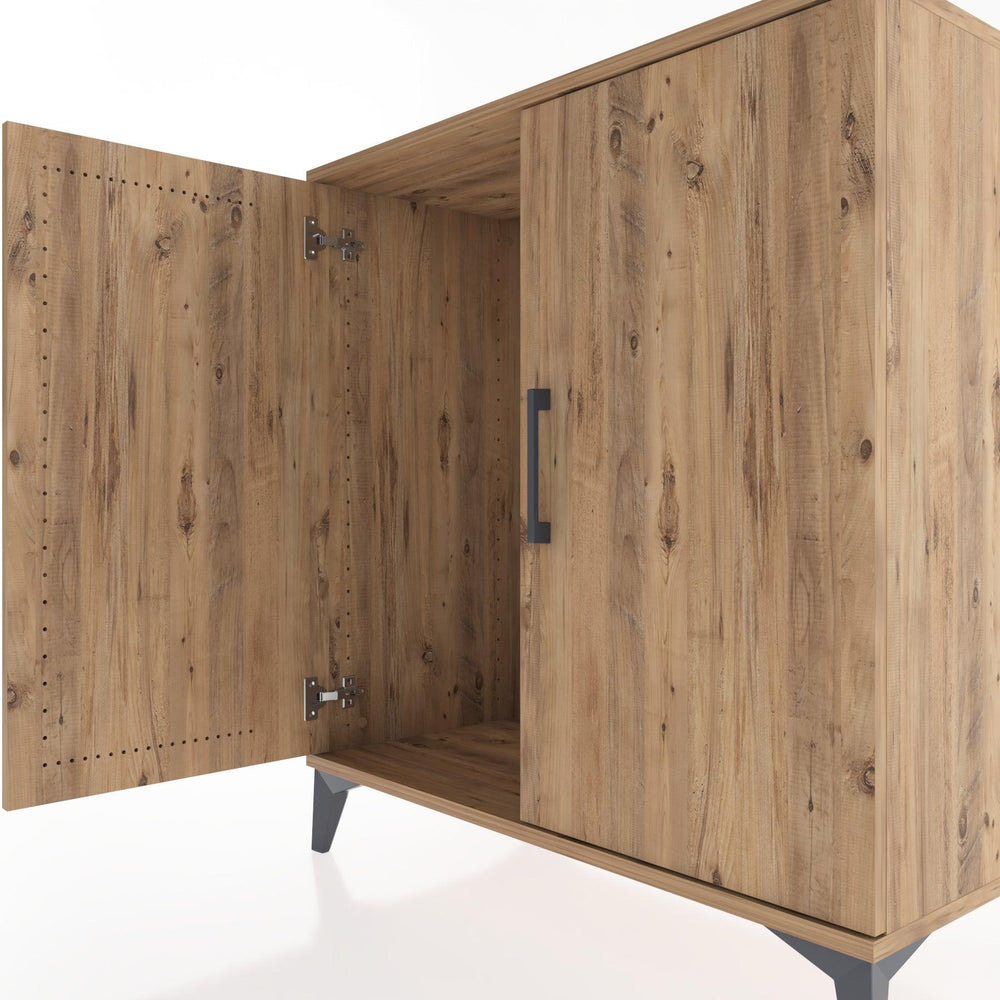 Woodntry Modüler Şifonyer Çam 88x44x84 cm Kapaklı K90-3