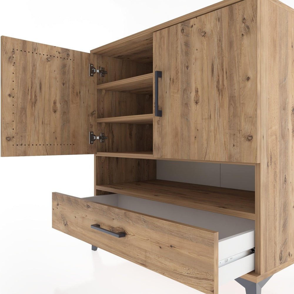 Woodntry Modular Dresser Pine 88x44x84 cm Functional F28-3