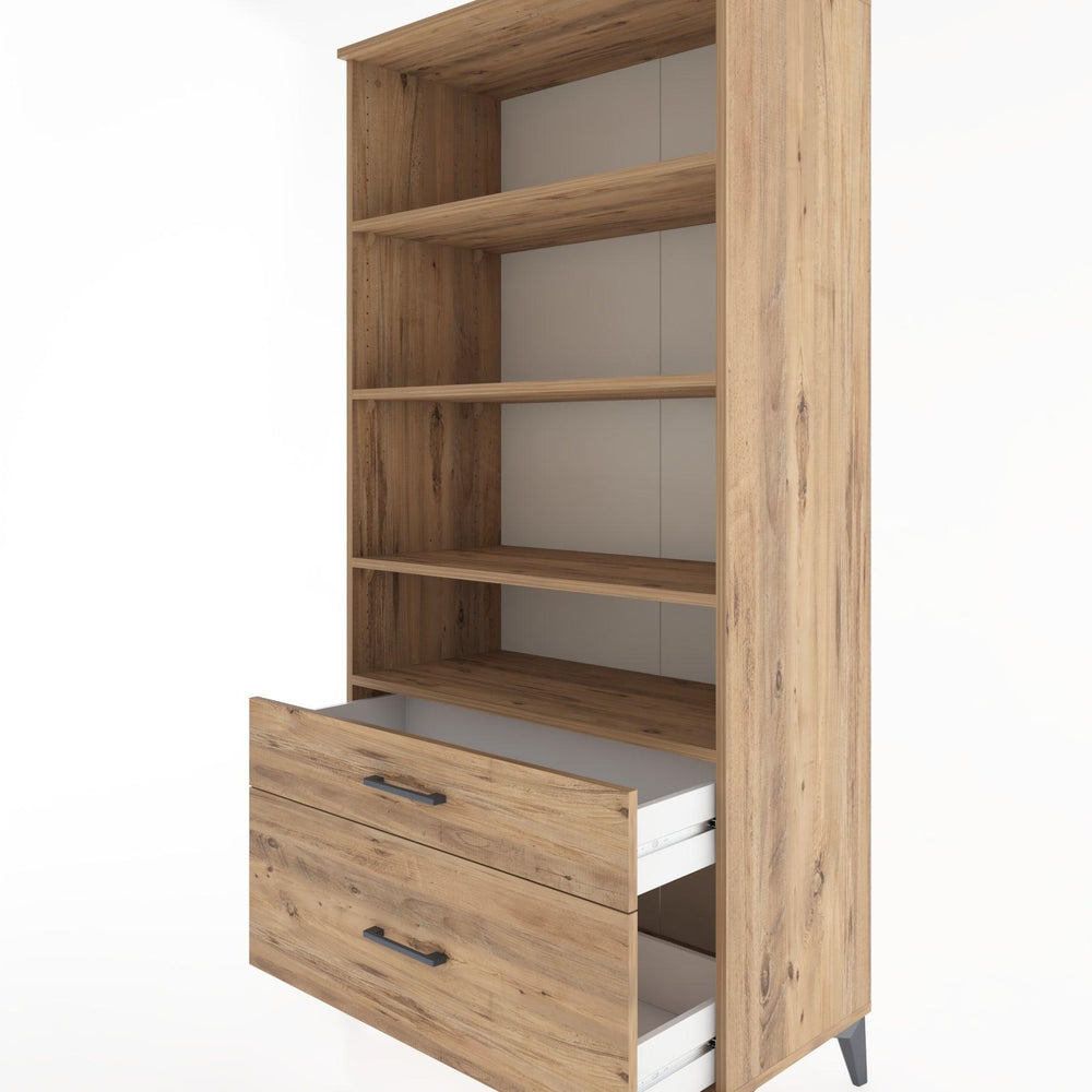 Woodntry Modular Cabinet Pine 88x44x170 cm with Drawers and Shelves CR43-3