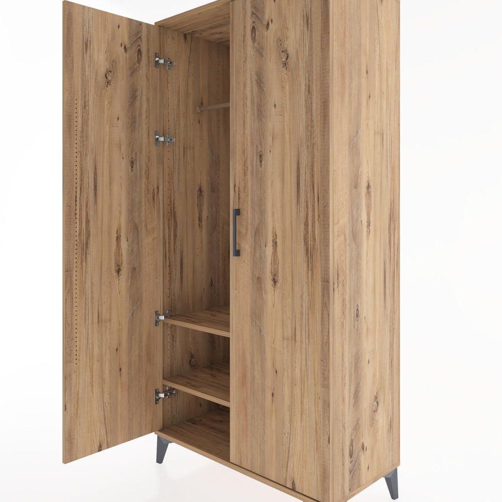 Woodntry Modular Cabinet Pine 88x44x170 cm with Cover K31-3