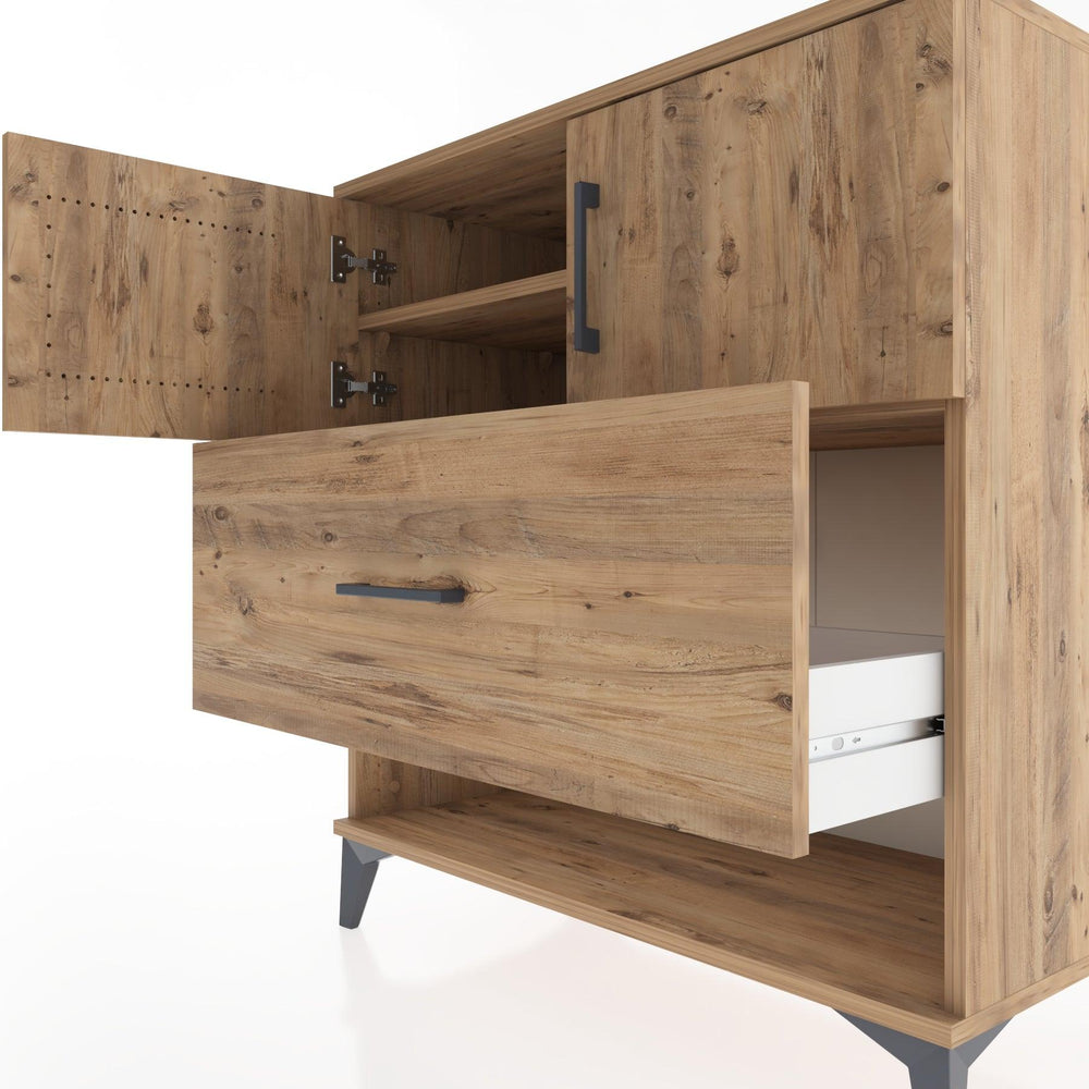 Woodntry Modular Dresser Pine 88x44x84 cm Functional F119-3