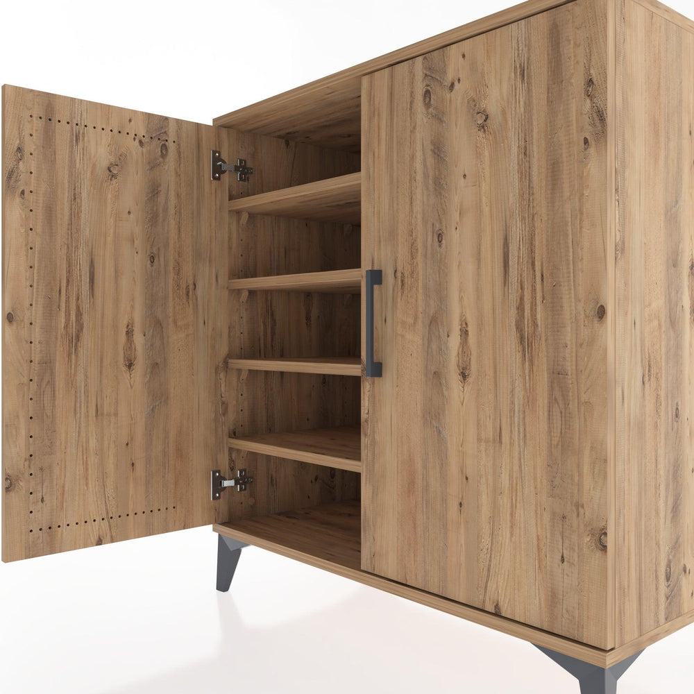 Woodntry Modüler Şifonyer Çam 88x44x84 cm Kapaklı K86-3