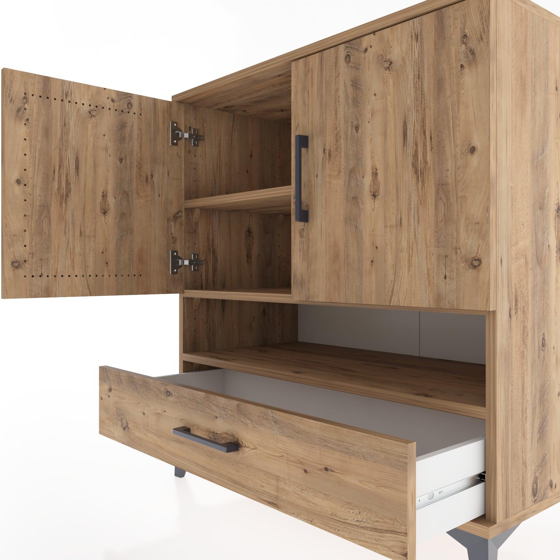 Woodntry Modular Dresser Pine 88x44x84 cm Functional F29-3