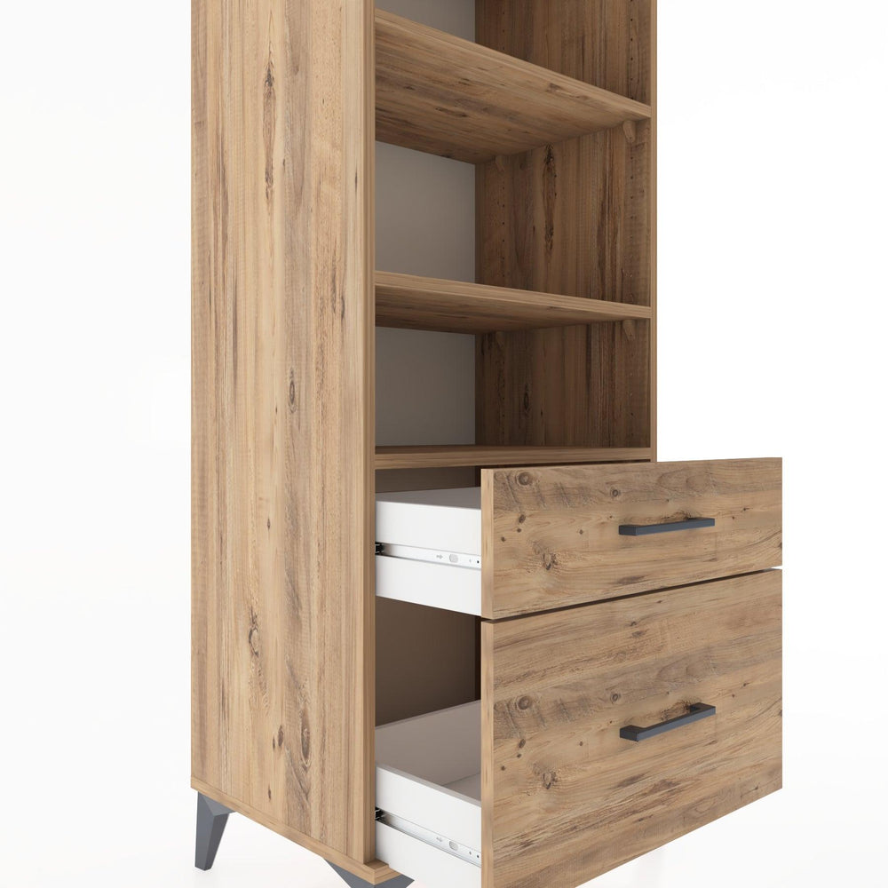 Woodntry Modular Cabinet Pine 60x44x170 cm with Drawers and Shelves CR43-3