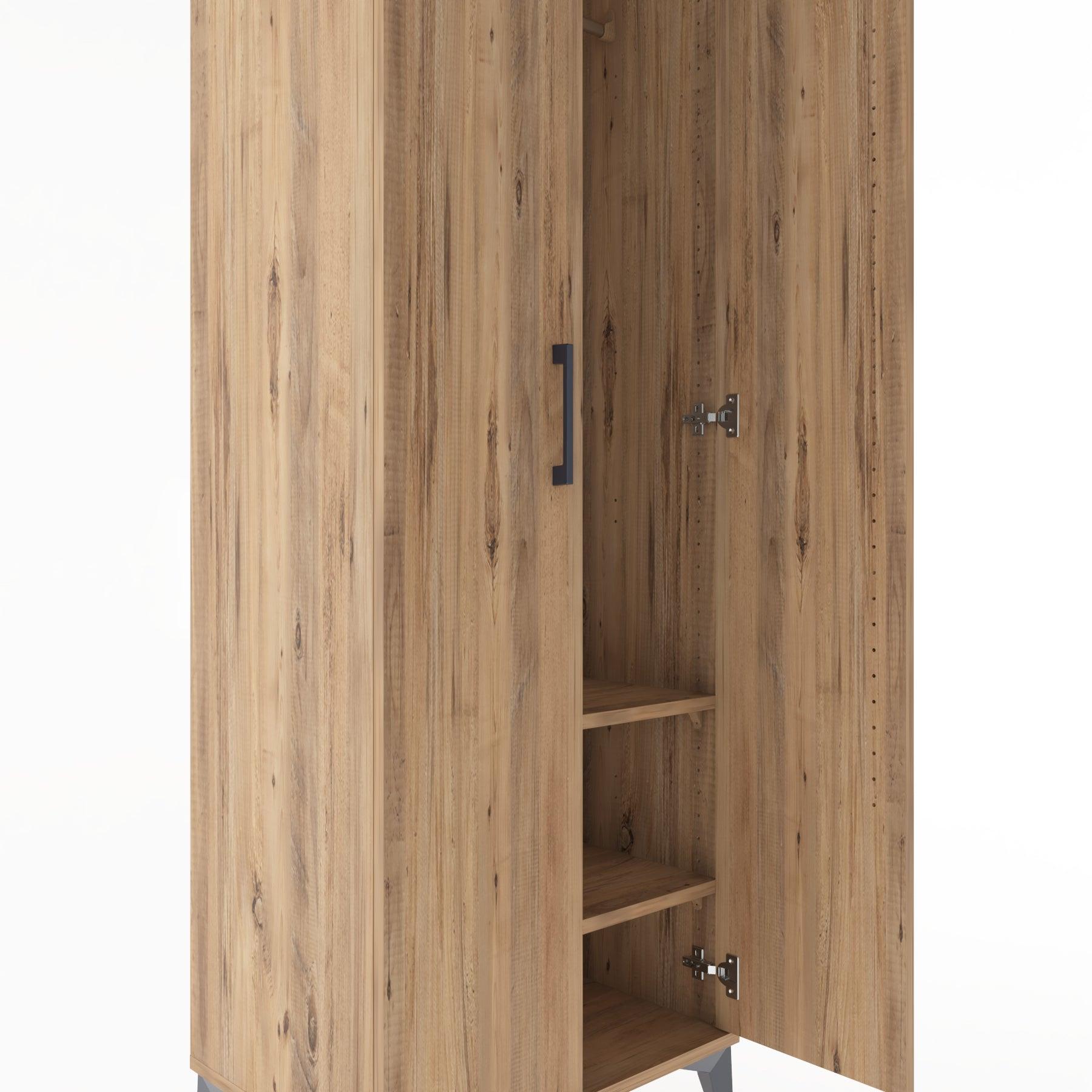 Woodntry Modular Cabinet Pine 60x44x170 cm with Cover K31-3