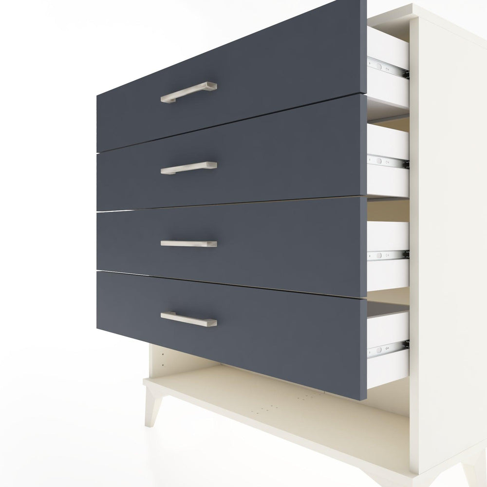 Woodntry Modular Dresser Moonstone 88x30x84 cm with Drawers and Shelves CR2-1