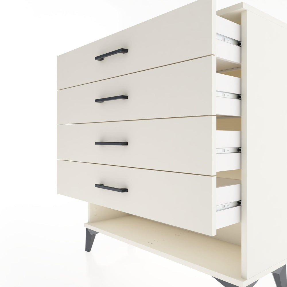 Woodntry Modular Dresser Moonstone 88x30x84 cm with Drawers and Shelves CR2-1