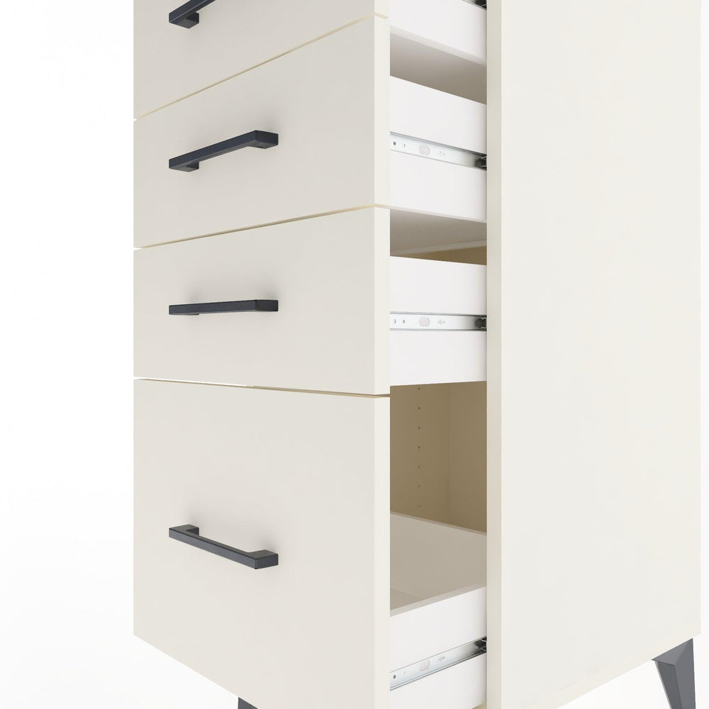 Woodntry Modular Nightstand Moonstone 44x44x84 cm Drawer C2-1