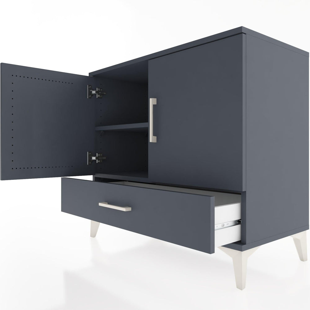 Woodntry Modular Dresser Anthracite 88x44x68 cm with Cover and Drawer KC2-2