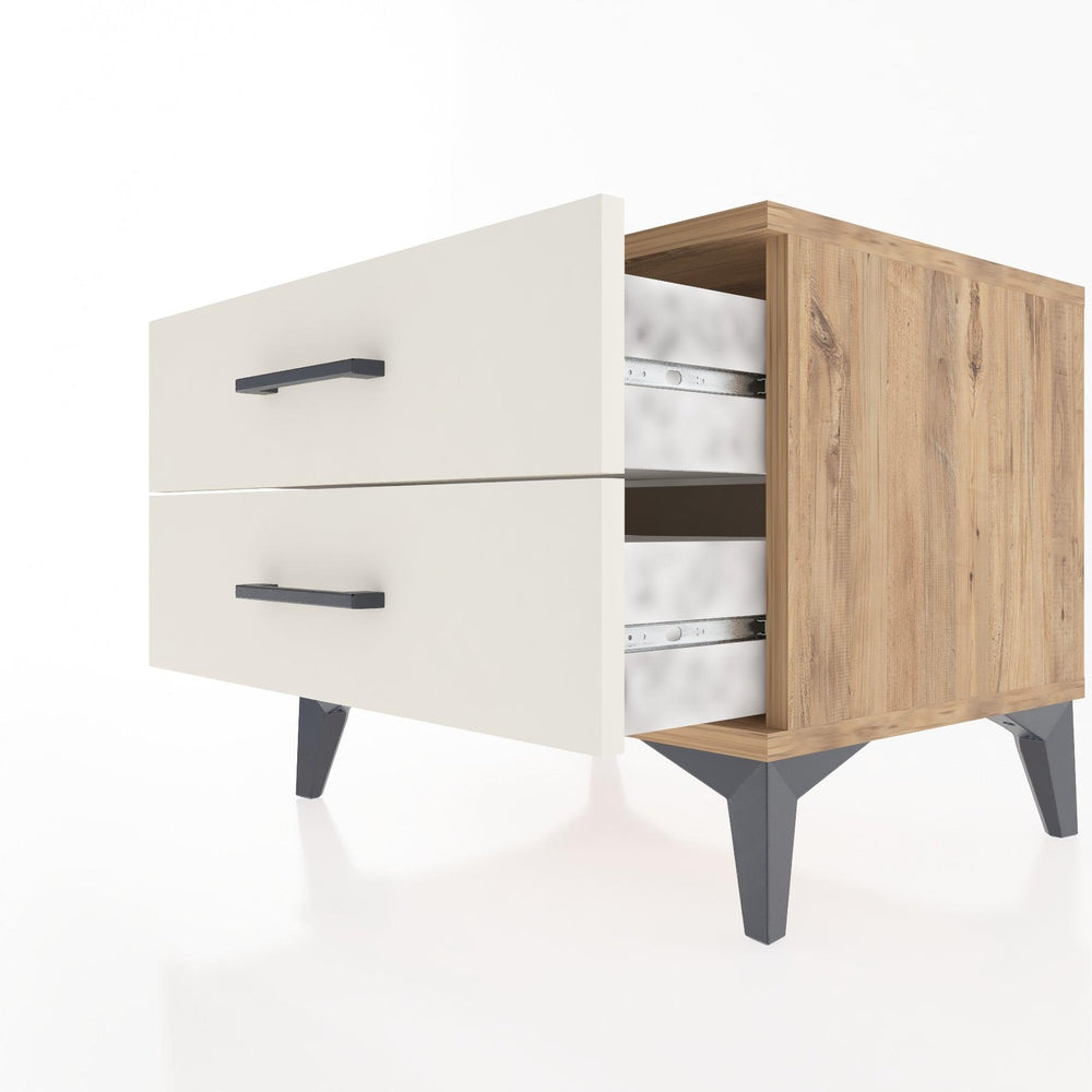 Woodntry Modular Nightstand Pine 60x44x68 cm Drawer C2-3