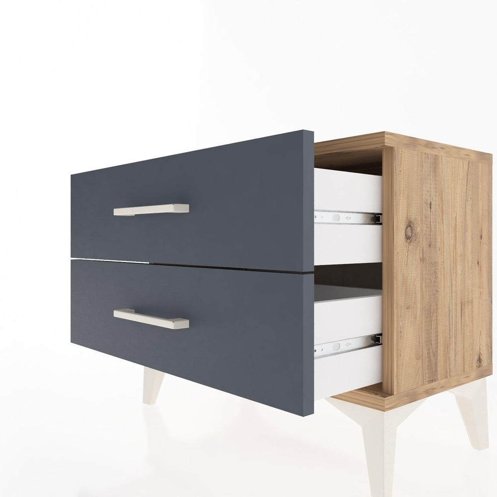 Woodntry Modular Nightstand Pine 60x30x36 cm Drawer C2-3