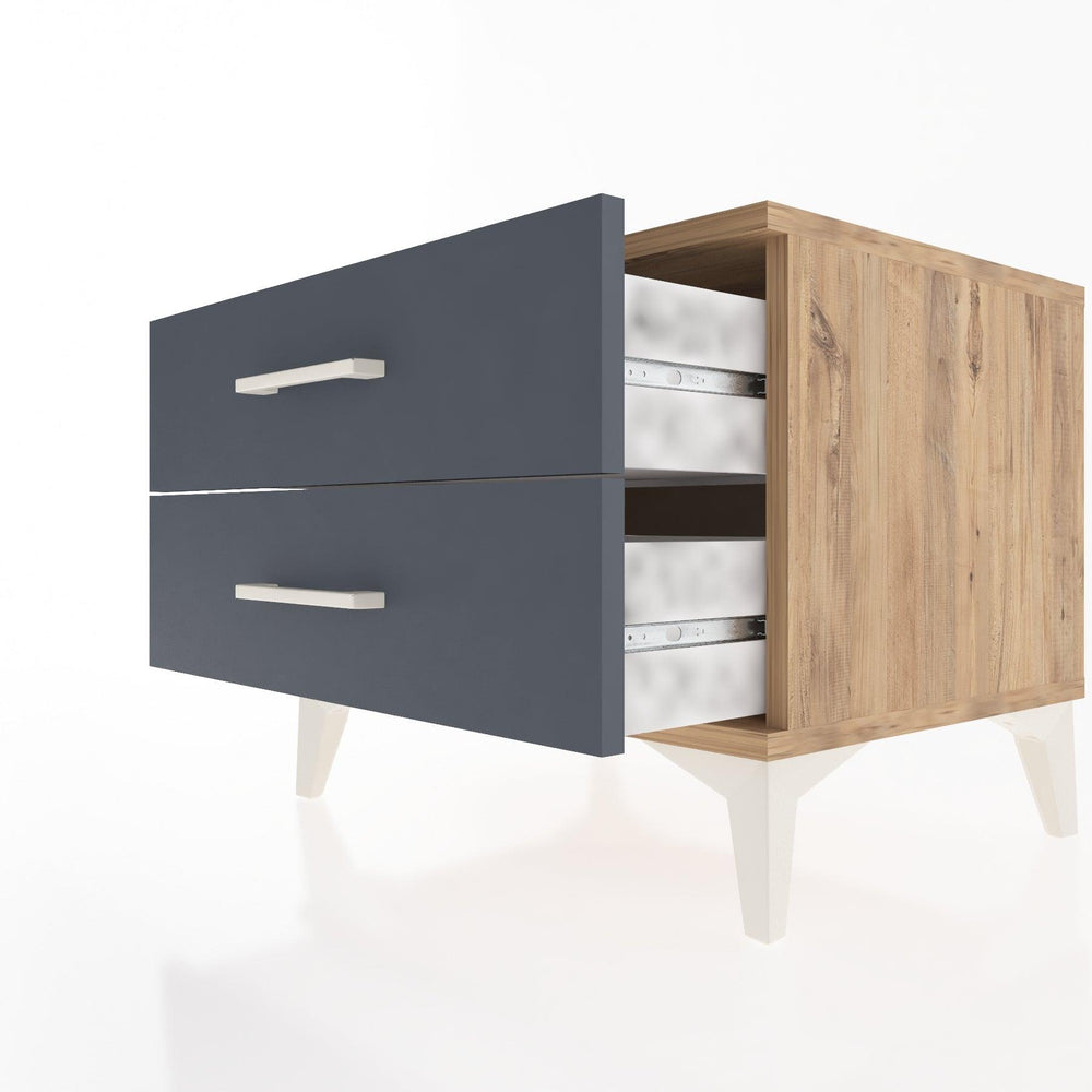 Woodntry Modular Nightstand Pine 60x44x68 cm Drawer C2-3