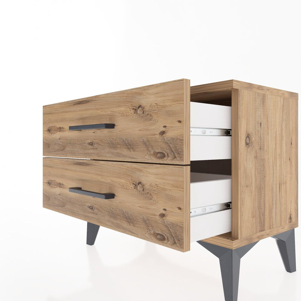 Woodntry Modular Nightstand Pine 60x30x36 cm Drawer C2-3