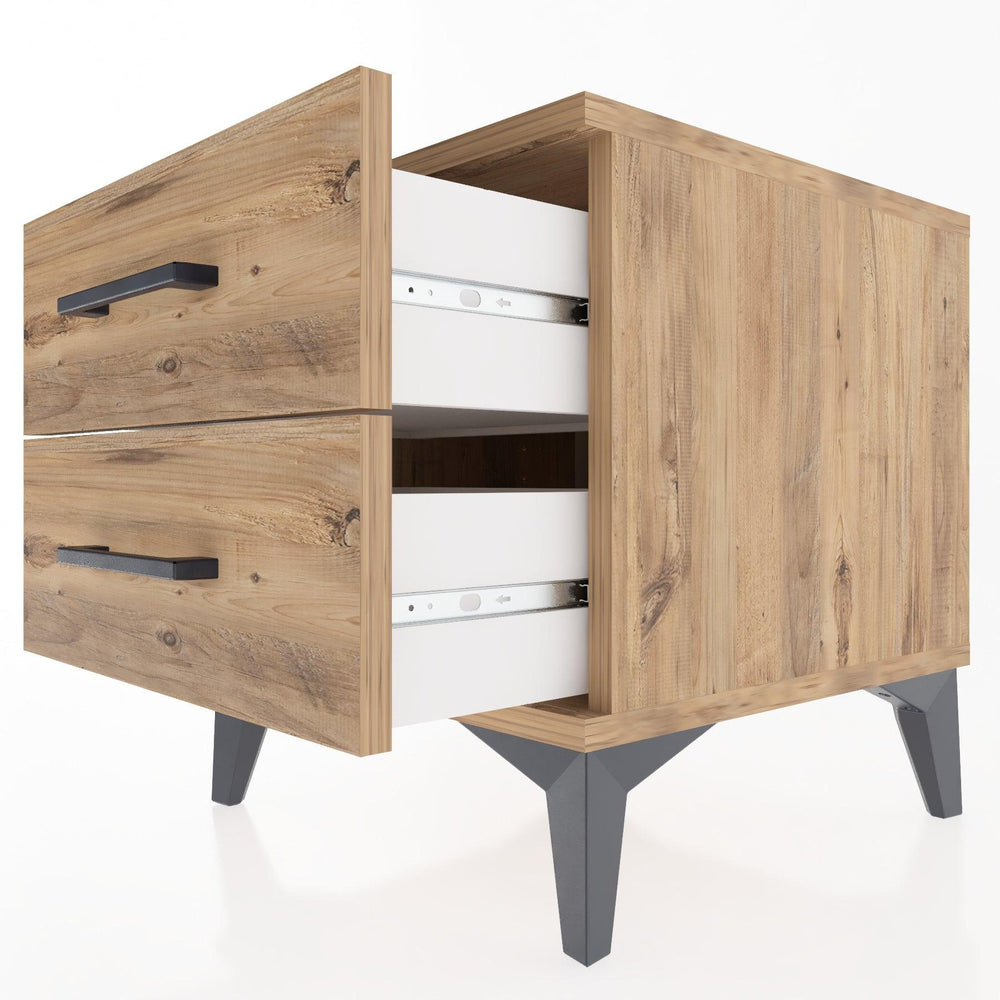 Woodntry Modular Nightstand Pine 44x44x36 cm Drawer C2-3