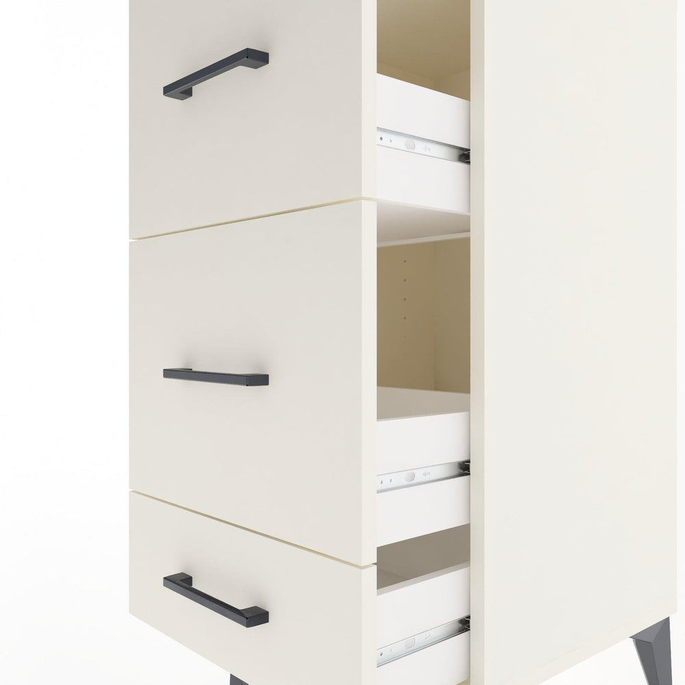 Woodntry Modular Nightstand Moonstone 44x44x84 cm Drawer C3-1