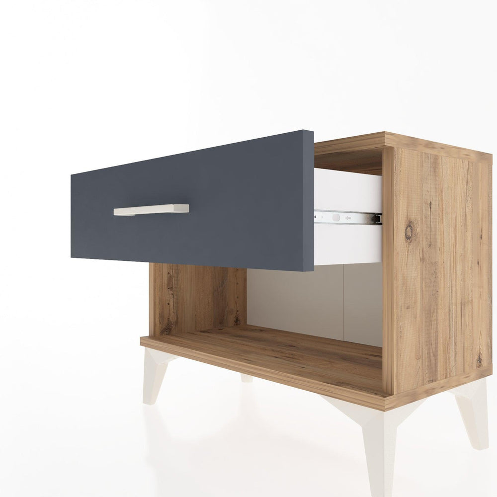 Woodntry Modüler Komodin Çam 60x30x36 cm Çekmeceli ve Raflı CR3-3