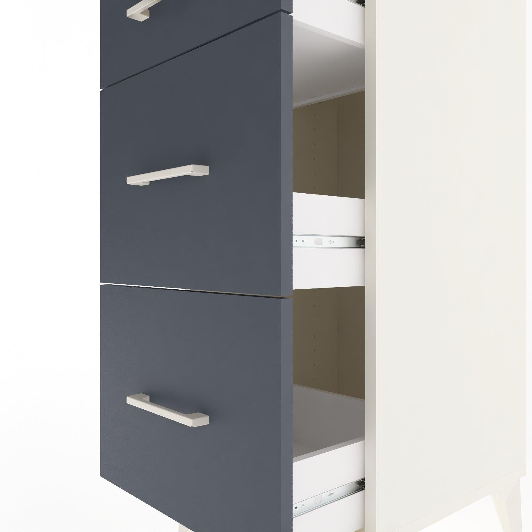 Woodntry Modular Nightstand Moonstone 44x44x84 cm Drawer C4-1