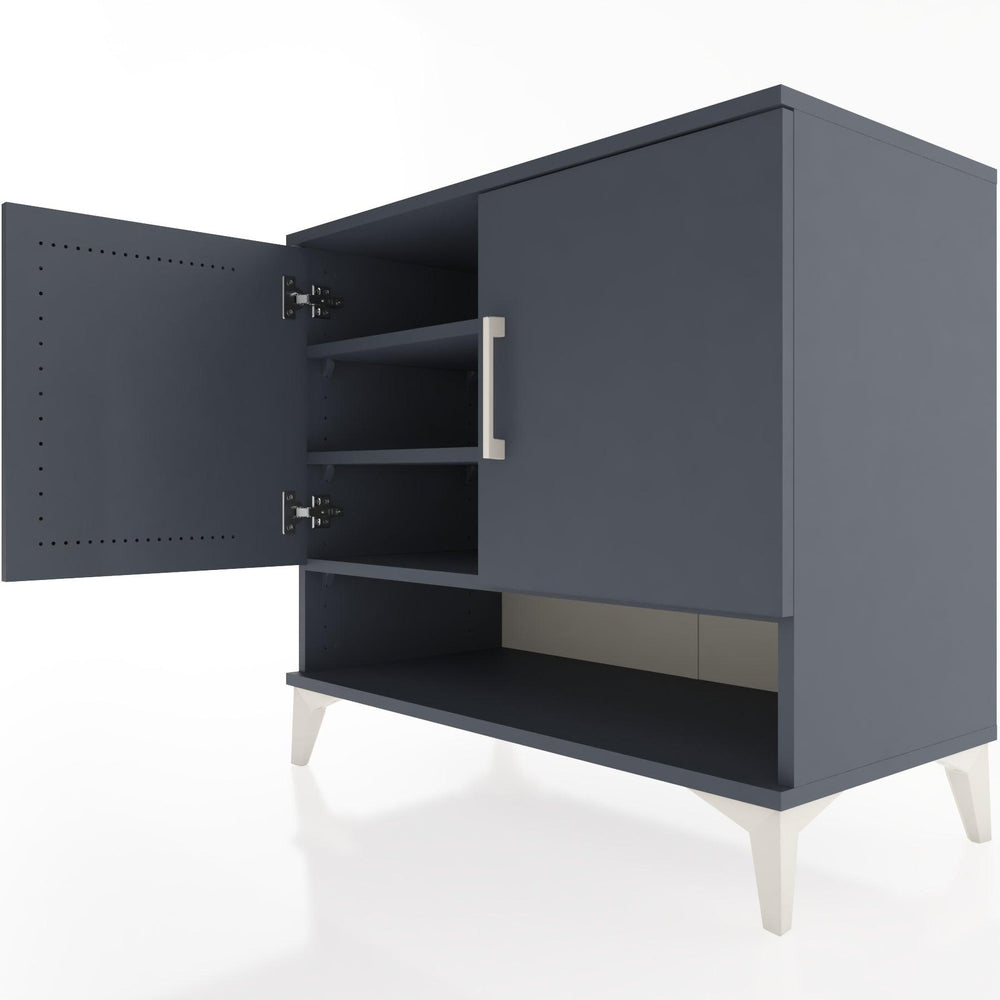 Woodntry Modular Dresser Anthracite 88x44x68 cm with Cover and Shelf KR4-2