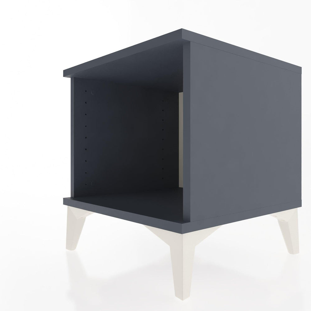 Woodntry Modüler Komodin Antrasit 44x44x36 cm Raflı R4-2