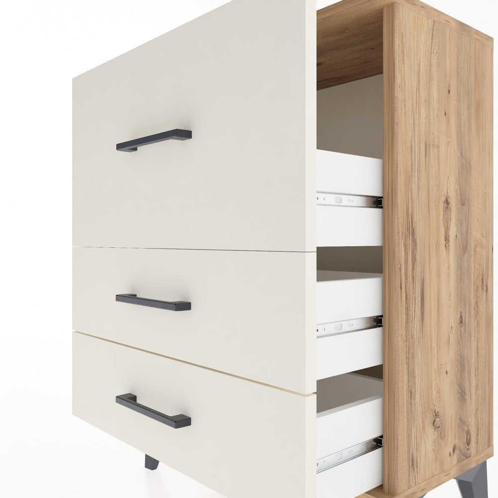 Woodntry Modular Nightstand Pine 60x30x68 cm Drawer C4-3