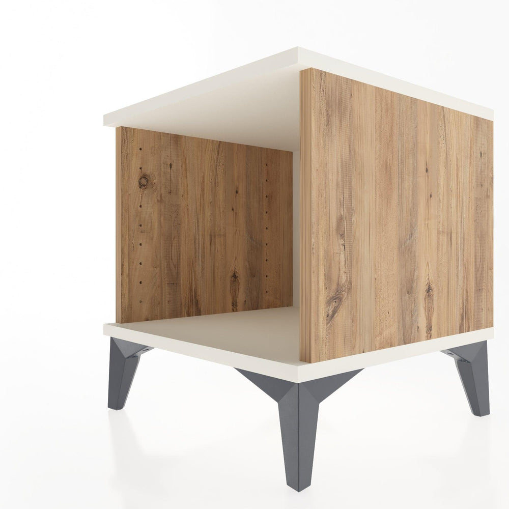 Woodntry Modular Nightstand Pine 44x44x36 cm Shelf R4-3