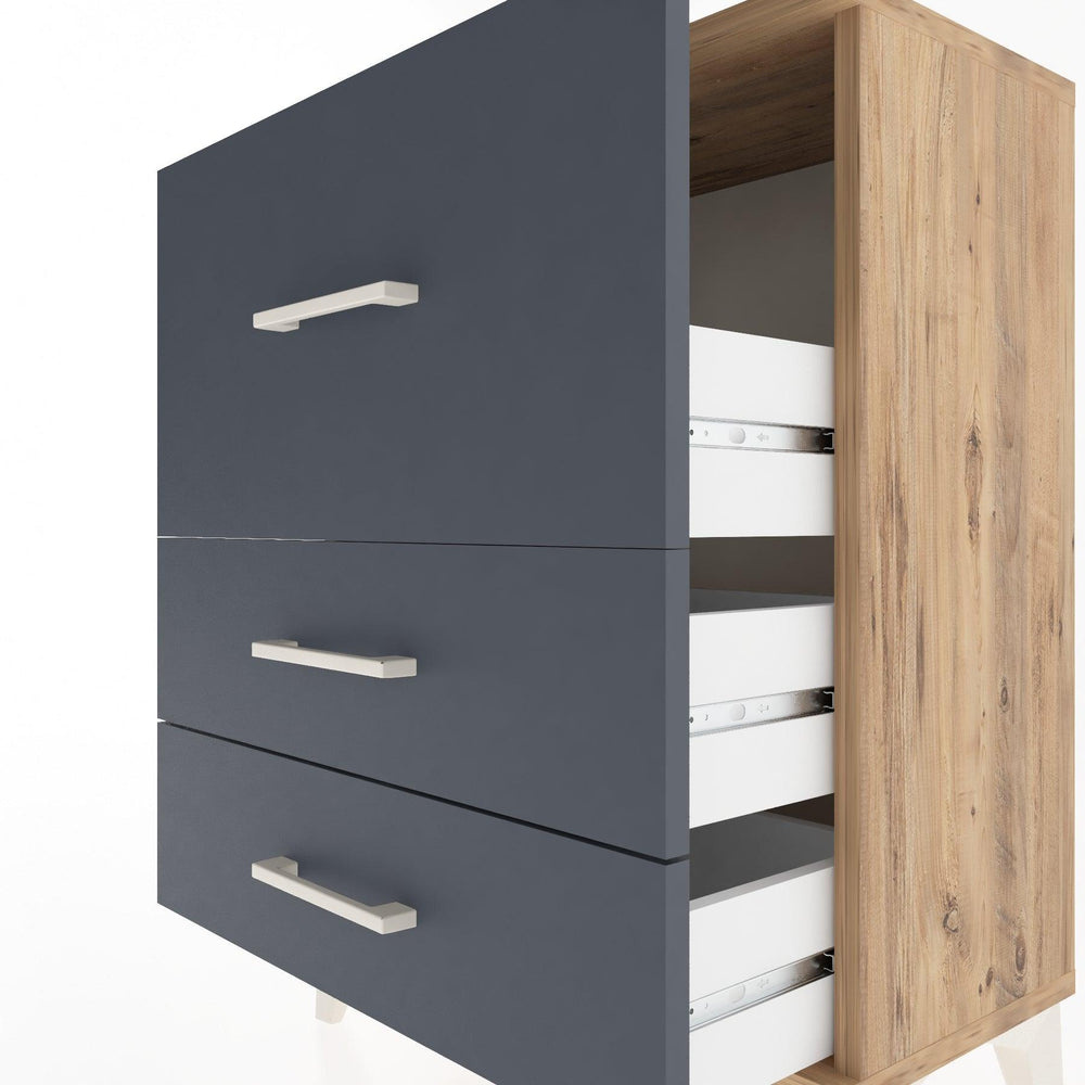 Woodntry Modular Nightstand Pine 60x30x68 cm Drawer C4-3