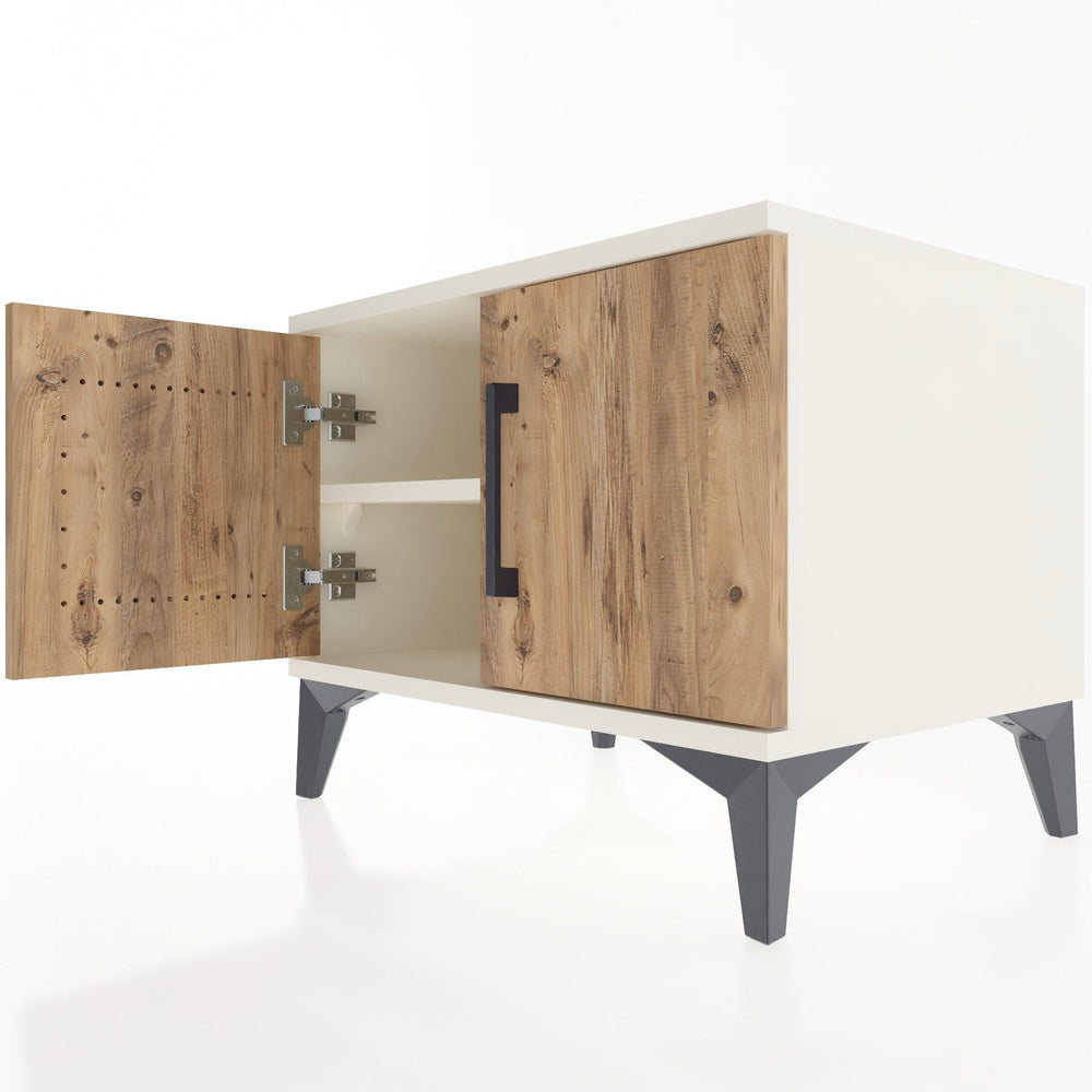 Woodntry Modular Nightstand Moonstone 60x44x68 cm with Lid K5-1